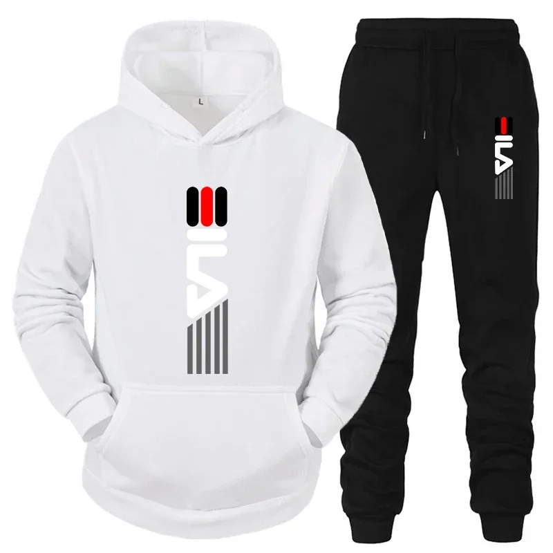Outdoor Sports Outfit - Męski dres z kapturem, bluza +