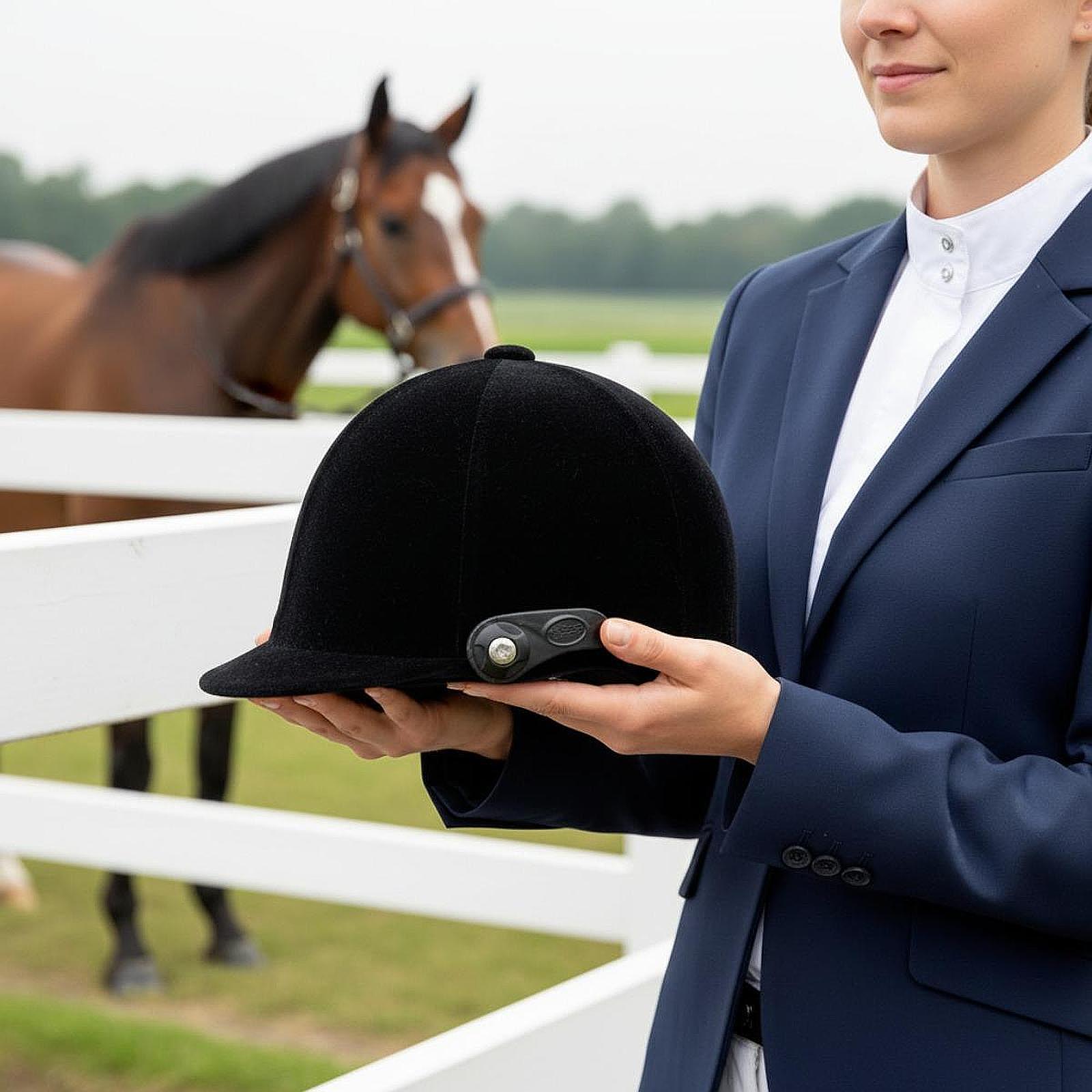 Equestrian Helmet - Kask jeździecki oddychający ochrona głowy jeździecki