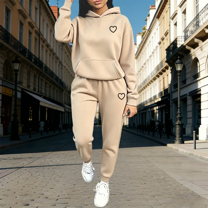 Damski dres z kapturem i spodn – Outdoor Sports Outfit recenzja i cena
