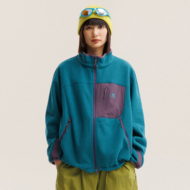 Kurtka polarowa z falistymi pa – Outdoor Sport Jacket Women'S recenzja i cena