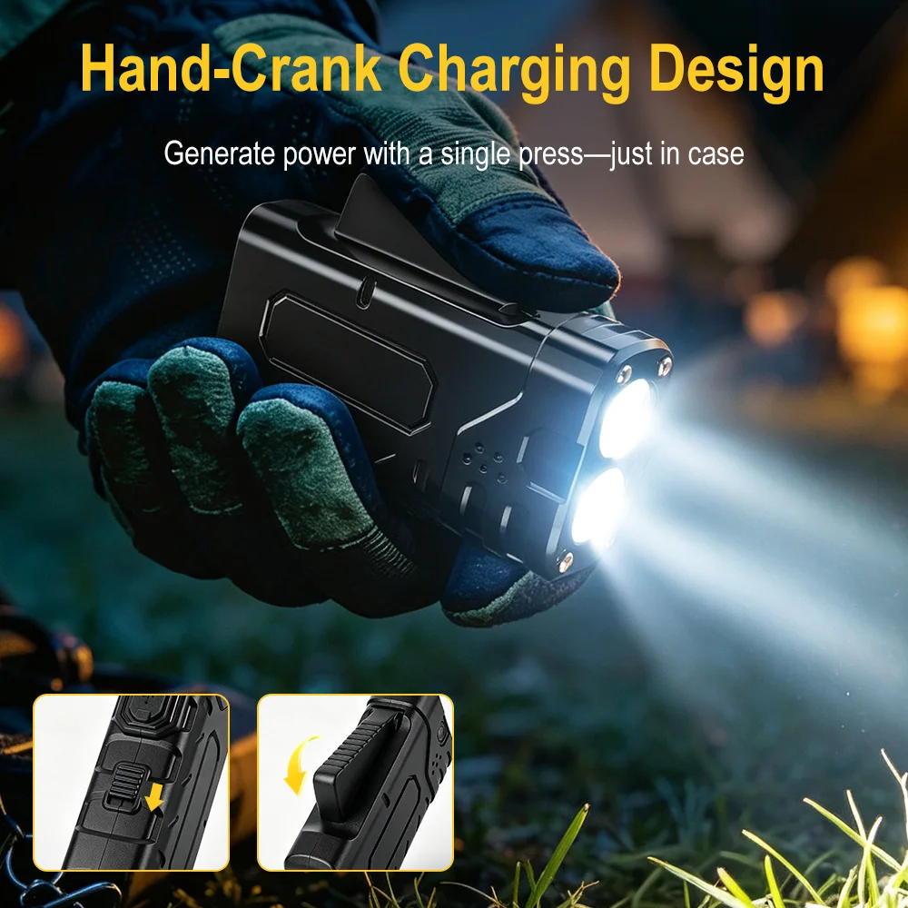 BORUIiT Ręczna latarka LED EDC – Outdoor Sport Lights recenzja i cena