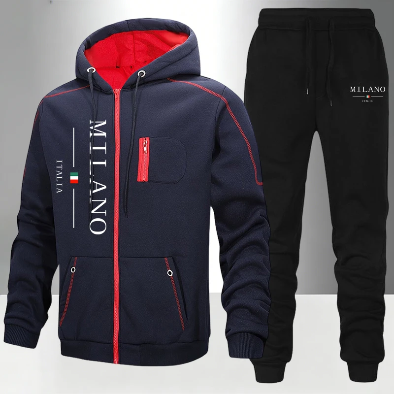 Włoski Zestaw Męski/Kurtka/Spo – Outdoor Sports Outfit recenzja i cena