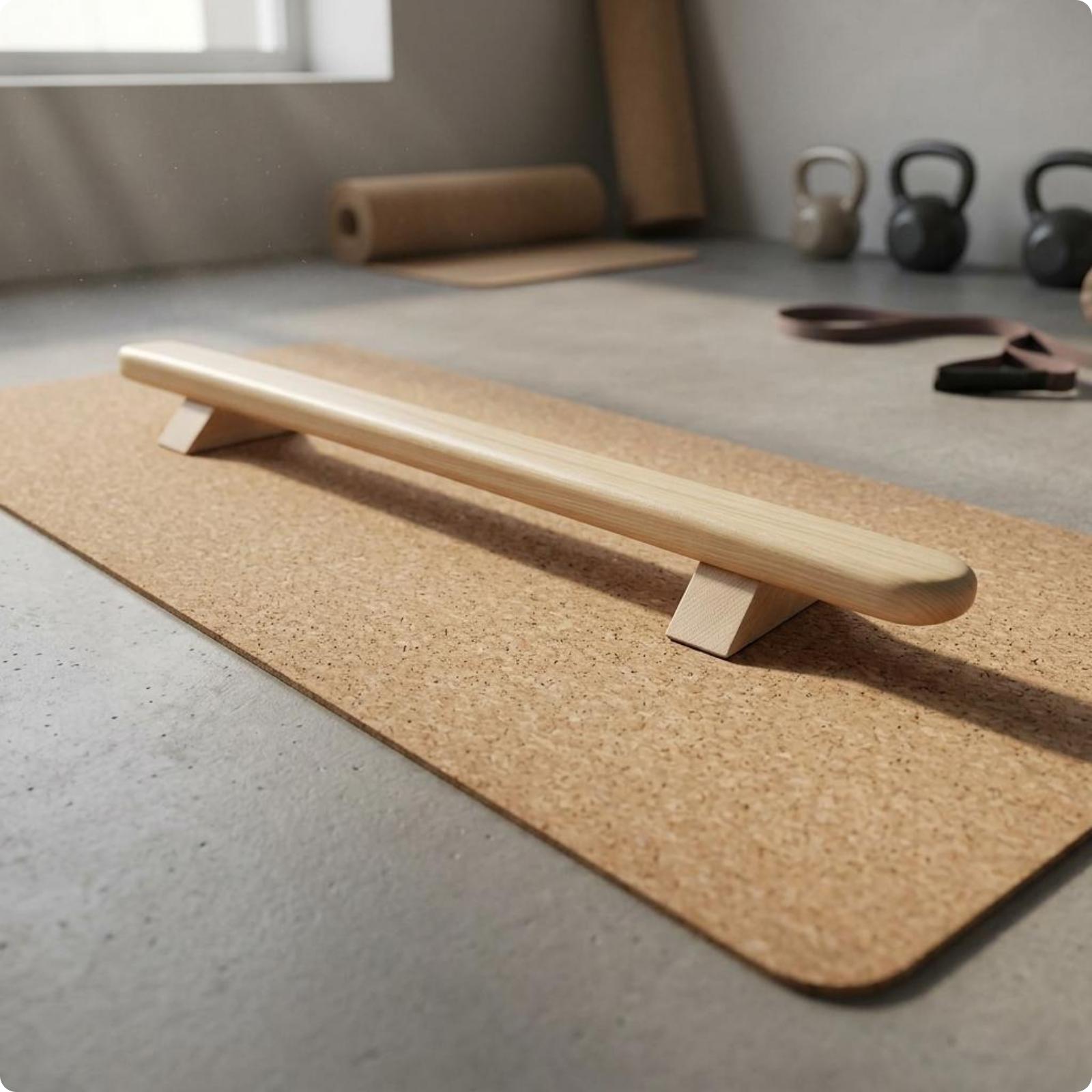 Drewniany drążek gimnastyczny  – Gymnastic Bar Home recenzja i cena